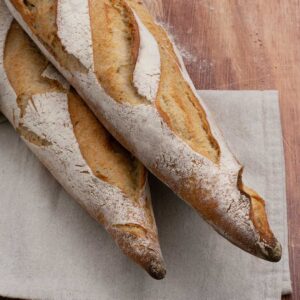 Baguette pointe paysanne pain farine de blé farine de seigle boulangerie pâtisserie Lafitau Brignoles 83