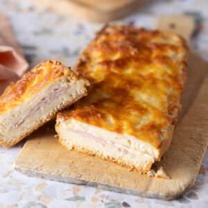 Croque monsieur pause salée pain de mie emmenthal rapé bechamel jambon boulangerie pâtisserie Lafitau Brignoles 83