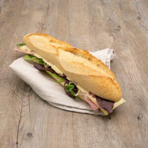 Sandwich classique pause salée Jambon emmental beurre pain Faïssine boulangerie pâtisserie Lafitau Brignoles 83