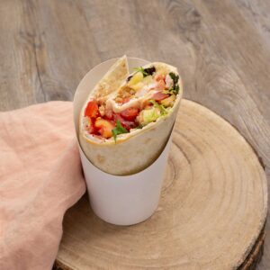 Wrap pause salée Saint-morêt poulet tomates salade emmenthal galette fine boulangerie pâtisserie Lafitau Brignoles 83