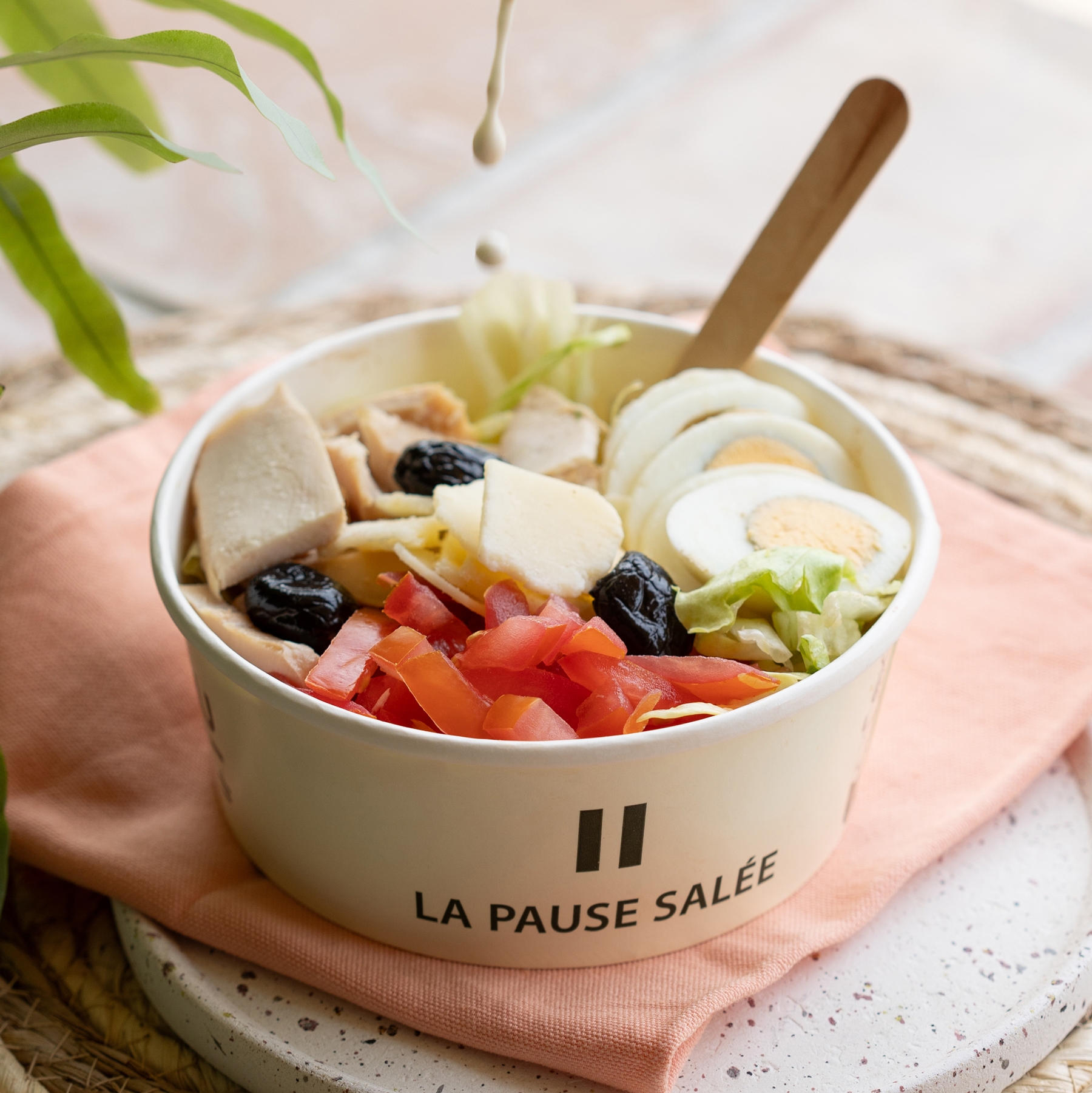 Salade césar- boulangerie pâtisserie Lafitau Brignoles 83