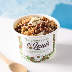 Petit pot Glace St Louis Chocolat - boulangerie pâtisserie Lafitau Brignoles 83