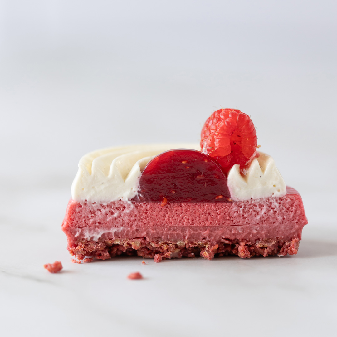 Éclat framboise - boulangerie pâtisserie Lafitau Brignoles 83