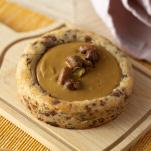 Cookie gourmand praliné pistache - boulangerie pâtisserie Lafitau Brignoles 83